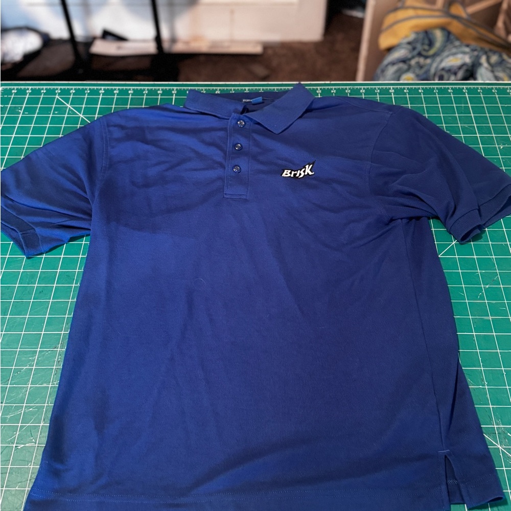 Pepsi Brisk Royal Blue Polo Shirt
